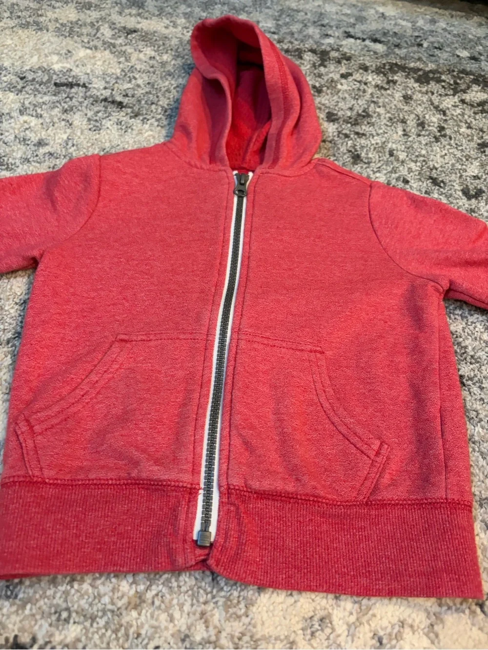 Old Navy Kids Red Zip Front Hoodie